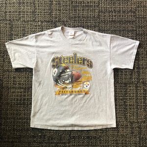 NFL Pittsburgh Steelers Team Stats Grey T-Shirt XL